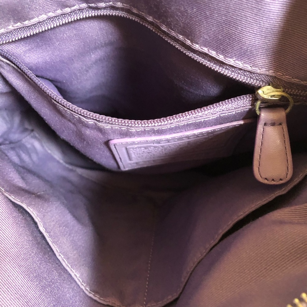 Vintage Coach 1487 Signature Canvas/Suede Shoulder Bag - Picture 13 of 16